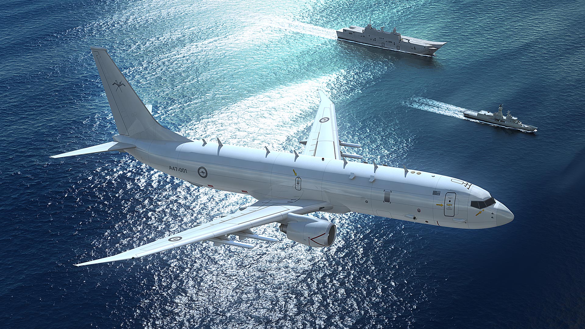 P-8A Poseidon aircraft